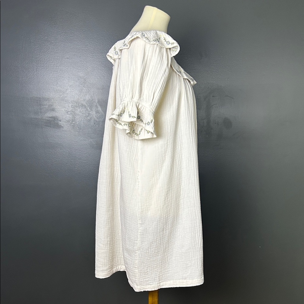 Hayden White Ruffle Neck Dress - Picture 2 of 6